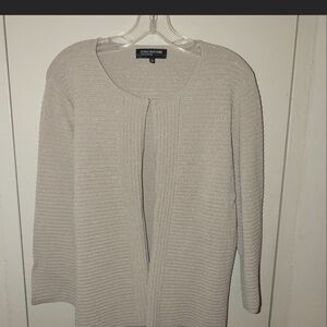 Jones New York Women's Beige Cardigan